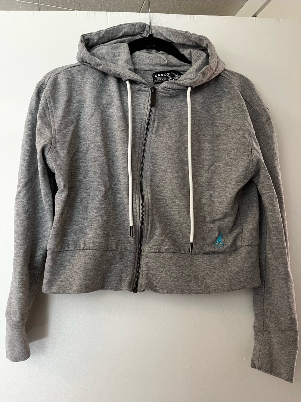 Kangol | Zip Up Crop Hoodie